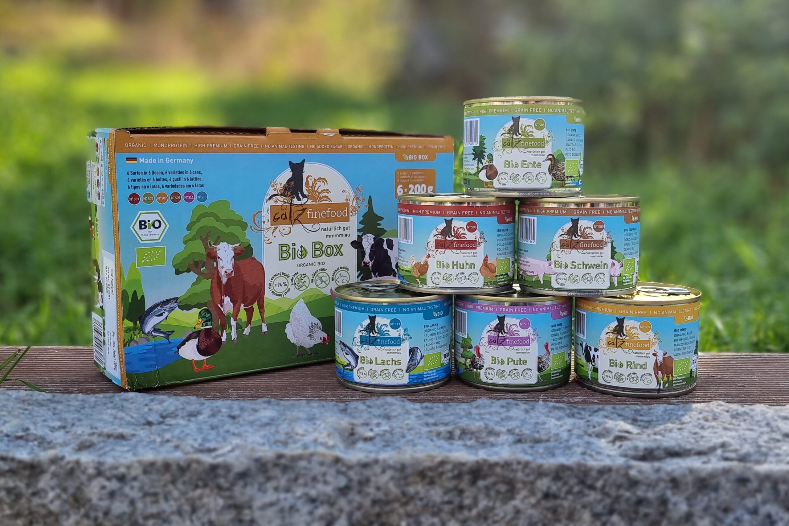 Catz Finefood Bio Katzenfutter mit transparenter Deklaration und Bio-Zutaten